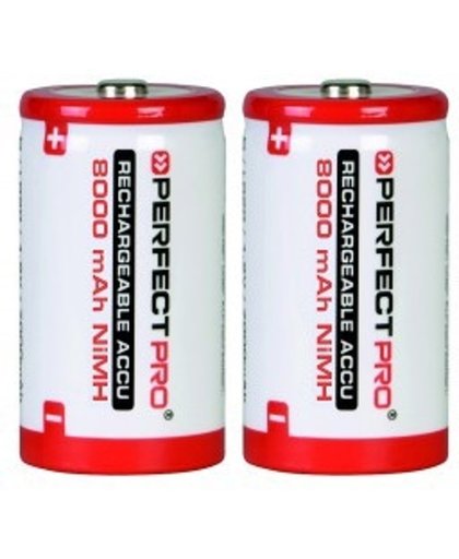 Perfectpro 00-6299 oplaadbare batterij/accu Nikkel-Metaalhydride (NiMH) 8000 mAh 1,2 V