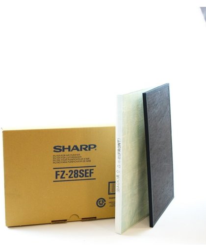 Sharp HEPA/ koolstof filter set FZ-28SEF voor Sharp FU-28HS luchtreiniger.