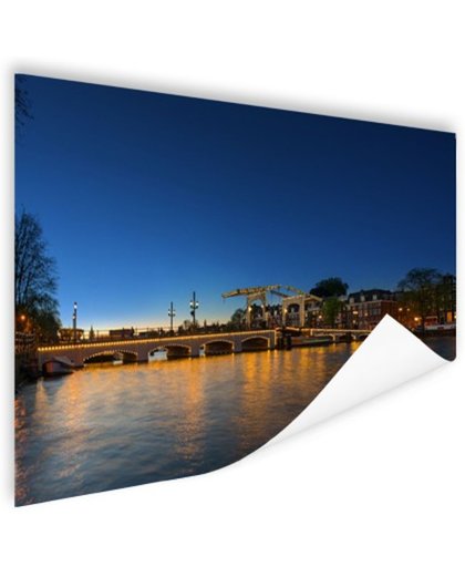 FotoCadeau.nl - Magere brug over de Amstel Poster 120x80 cm - Foto print op Poster (wanddecoratie)
