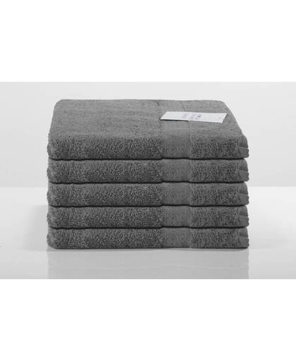Nightlife Fresh Sneldrogende handdoeken 5-pak 70x140cm - Katoen - Grijs