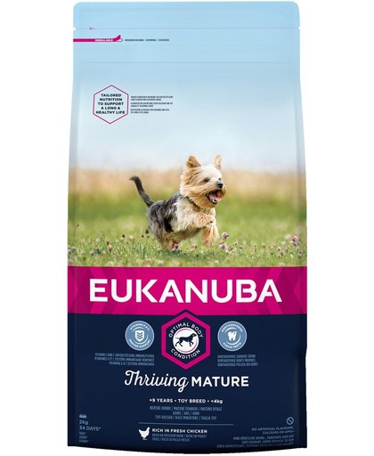 Eukanuba Thriving Mature Toy Breed - Hondenvoer - Kip 2 kg