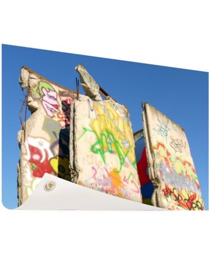FotoCadeau.nl - Stukken van de Berlijnse muur Tuinposter 200x100 cm - Foto op Tuinposter (tuin decoratie)