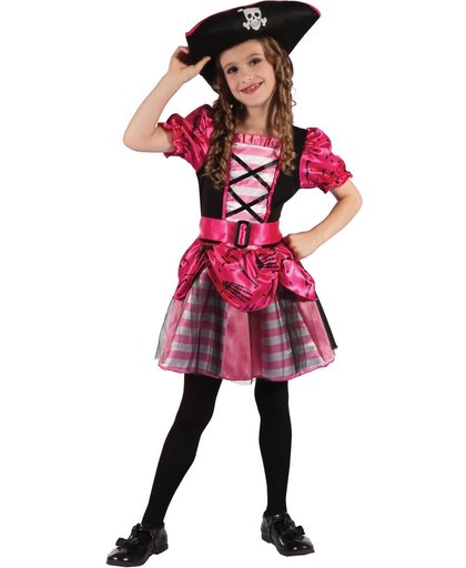 Roze piraten zeerover kostuum voor meisjes - Verkleedkleding