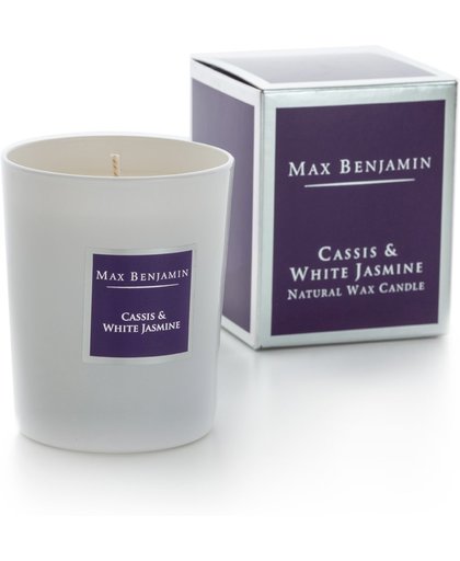 Max Benjamin - Geurkaars Classic - 190 g - Cassis & White Jasmine