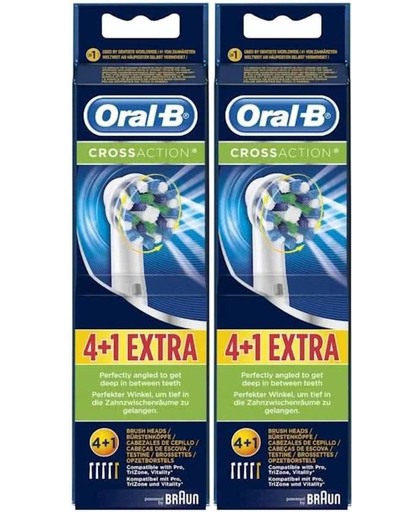 Oral B Voordeelpakket Oral-B CrossAction Vervangende Borstelkoppen 10