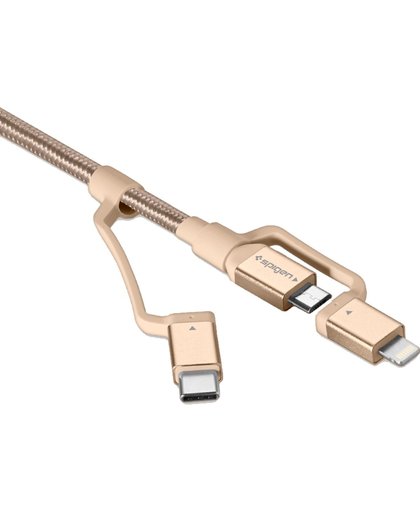 Spigen C10I3 USB-kabel 1,5 m USB A Mannelijk Goud