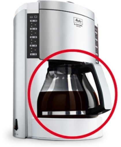 Melitta Typ 96 - Jug for coffee maker - black / silver - for Look de Luxe M 652, M 652-020304, M 652-021104  Look Selection M 651-0503, M651