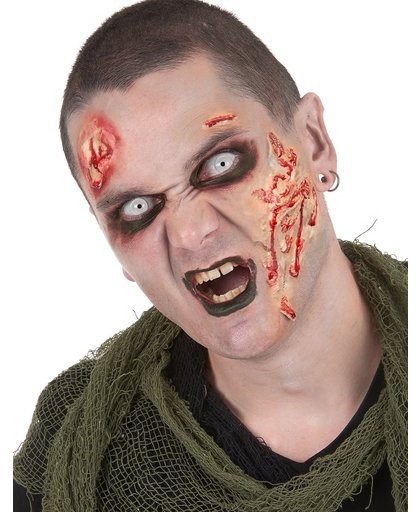 Halloween Zombie make-up set volwassenen - Schmink
