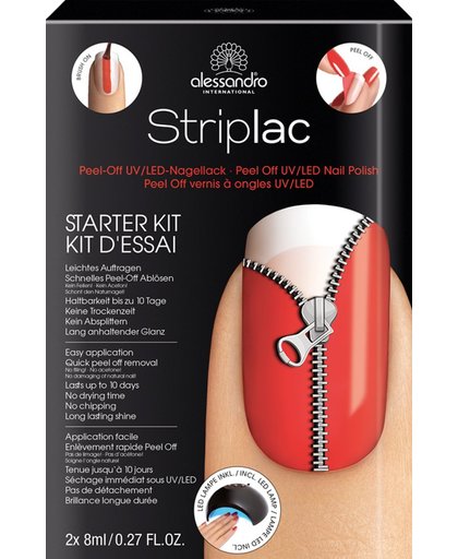 Alessandro Striplac Starter kit Rode Gel nagellak