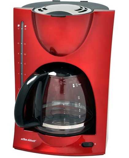 Efbe-Schott SC KA 1050 R Vrijstaand Filterkoffiezetapparaat 1.5l 12kopjes Rood koffiezetapparaat