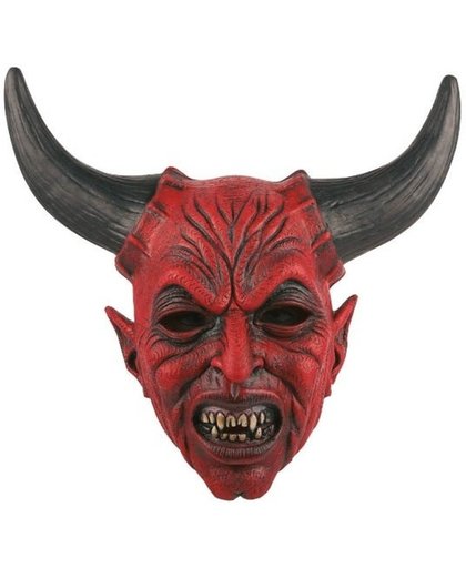 Halloween - Halloween duivel masker van latex