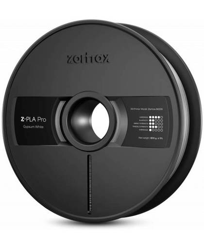 Zortrax Z-PLA Pro Gypsum White M200