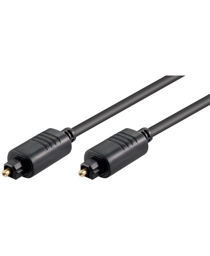 S-Conn Toslink Male/Toslink Male, 1 m 1m TOSLINK TOSLINK Zwart audio kabel