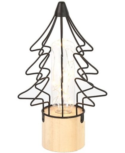 Countryfield Lamp kerstboom 14x25cm Kerstartikelen