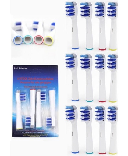 Opzetborstels - 12 stuks - passend op Oral B electrische tandenborstels - EB-30A