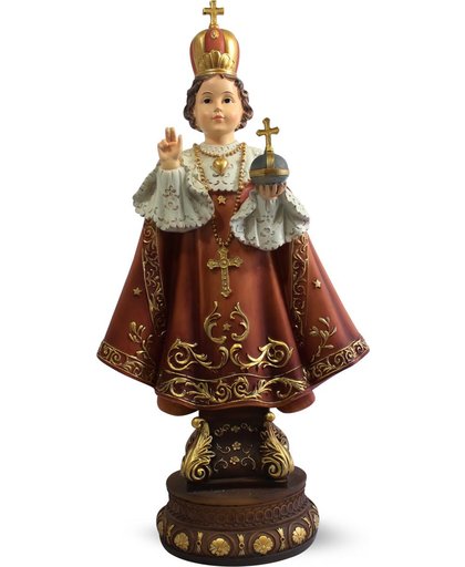 Beeldje van het Kindje Jezus van Praag (60 cm)