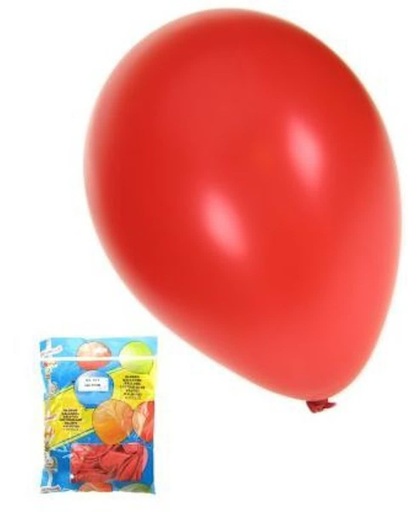 Kwaliteitsballon metallic rood