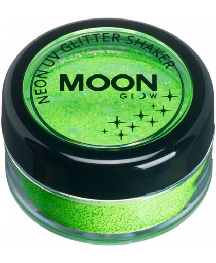 Moonglow© Groen glimmend UV poeder - Schmink