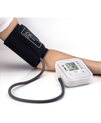 Bloeddrukmeter / bloeddruk monitor op batterijen + LCD scherm (bovenarm)