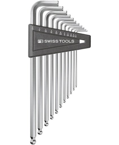 PB Swiss Tools Stiftsleutelset binnenzeskant 12 delig kogelkop inch
