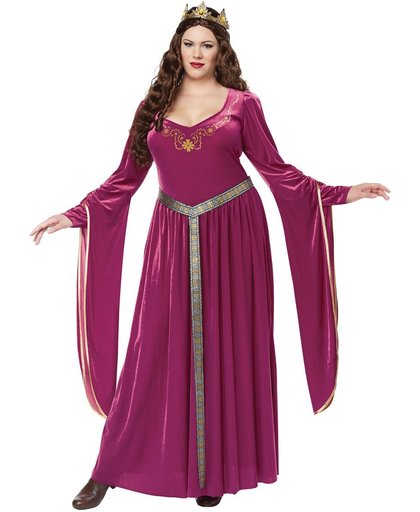 Middeleeuwse prinses kostuum voor vrouwen - Grote Maten - Verkleedkleding