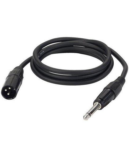 DAP Audio DAP kabel, XLR Male - Jack Mono, zwart, 150cm Home entertainment - Accessoires
