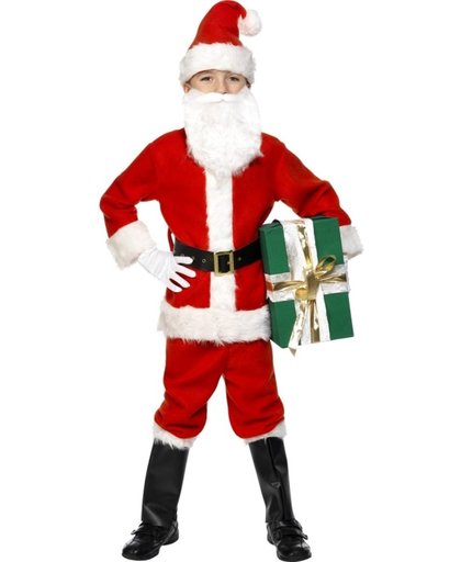 Kinder kerstman kostuum luxe 146-158 (10-12 jaar)
