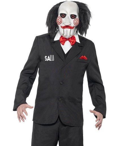 Saw Jigsaw Kostuum Zwart - Halloween verkleedkleding - XL