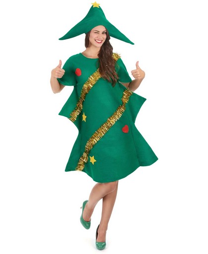 "Kerstboomkostuum voor vrouwen - Verkleedkleding - One size"