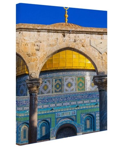 Rotskoepel Jeruzalem Canvas 120x180 cm - Foto print op Canvas schilderij (Wanddecoratie)