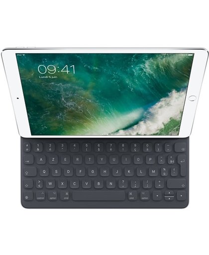 Apple ipad pro (10.5- inch) Smart keyboard Frans AZERTY Zwart toetsenbord voor mobiel apparaat