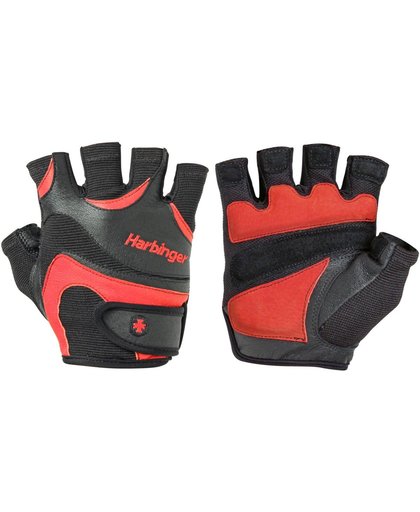 Harbinger - Pro FlexFit Handschoen - Fitness Handschoenen - L - Zwart/Rood