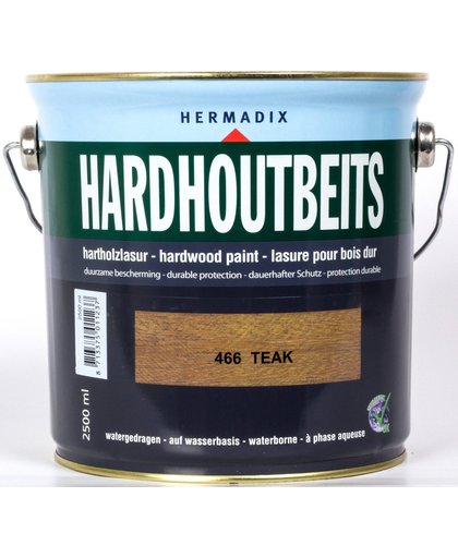 Hermadix Hardhout Beits - 2,5 liter - 466 Teak