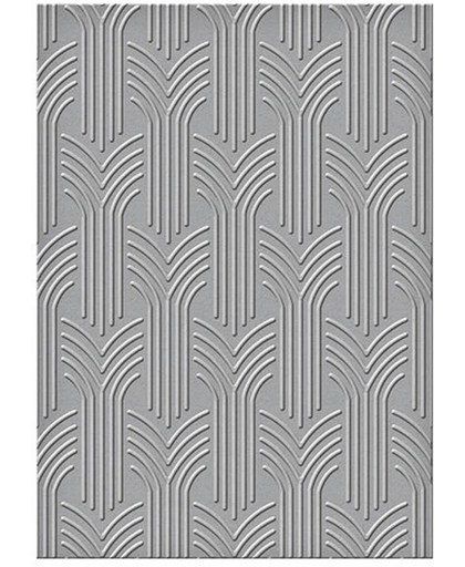 Spellbinders - Art Deco Collection S6-069 - Texture Plates - Arched Arrows