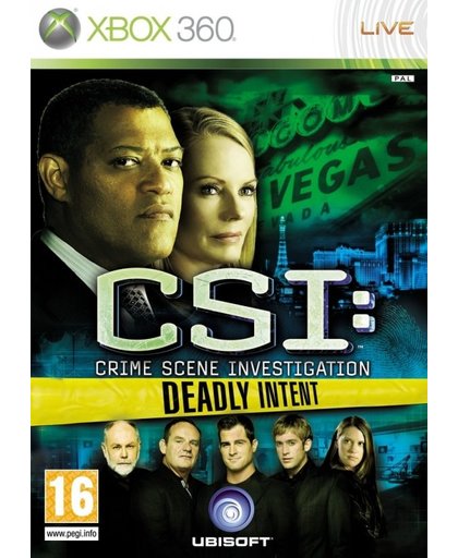 CSI Crime Scene Investigation Deadly Intent
