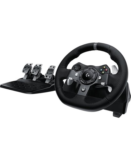 Logitech G920 Stuurwiel + pedalen Xbox One Zwart