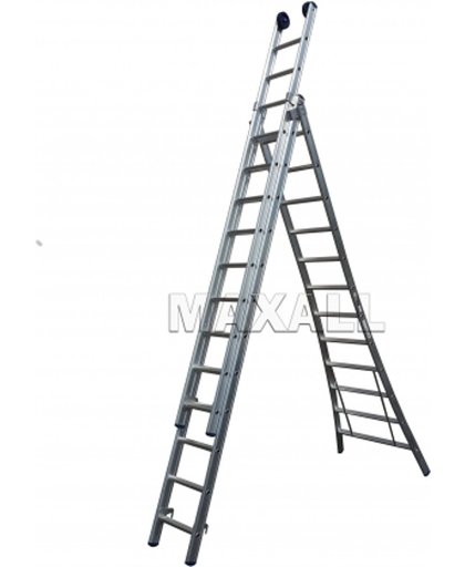 Maxall Driedelige ladder 3x10