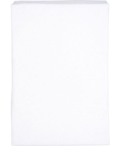 Walra Percaline katoen hoeslaken - White - Lits-jumeaux (160x220 cm)