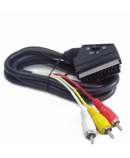 CablExpert CCV-519-001 - Adapterkabel RCA - SCART (3x tulp)