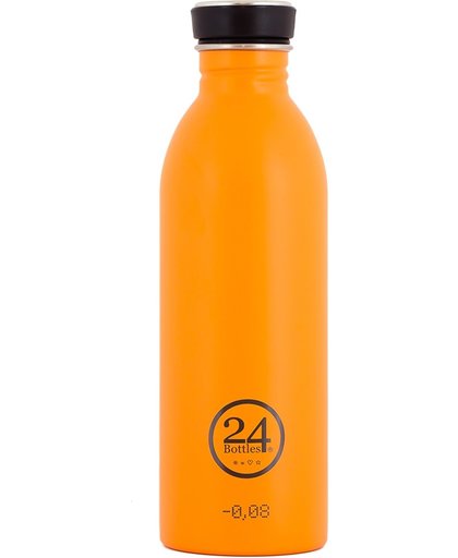 24Bottles Urban Bottle 500ml Roestvrijstaal Oranje drinkfles