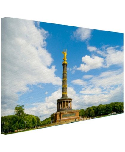 Overwinningszuil Berlijn Canvas 180x120 cm - Foto print op Canvas schilderij (Wanddecoratie)