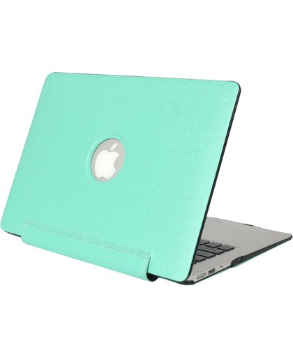 Mobigear Hard Case Silk Texture United Turquoise voor Apple MacBook Air 11 inch