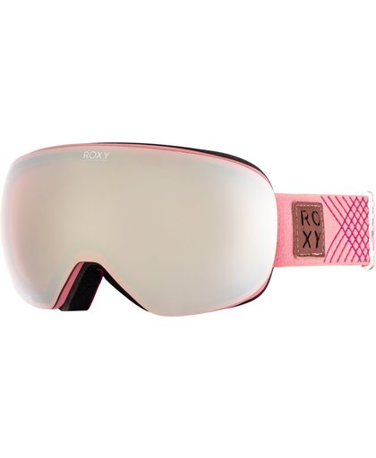 Roxy Popscreen Skibril Dames - Dusty Cedar - One Size