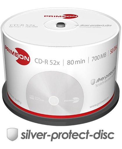 Primeon 2761102 CD-R 700MB 5stuk(s) lege cd