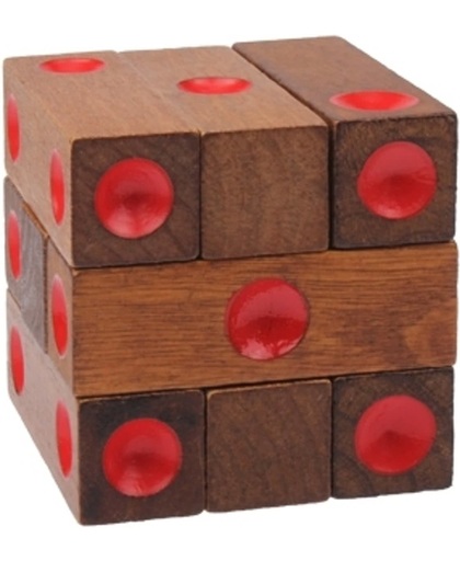 Educational houten Dice Pile-up Puzzle Brick Toy