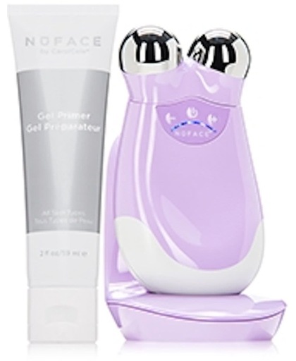 NuFACE Trinity Lilac Bloom Facial Toning Apparaat incl. Facial Trainer Attachement en Gel Primer (59 ml.)