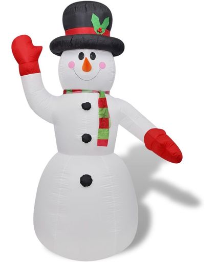 vidaXL Opblaasbare sneeuwpop 240 cm