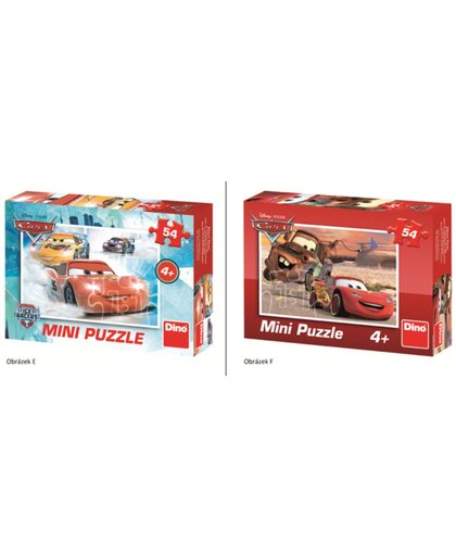 2 kleine puzzels van Cars ( 54 stukjes)