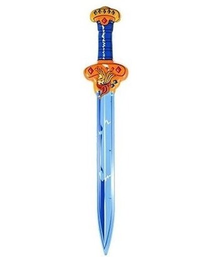 Foam speelgoed zwaard 64 cm blauw