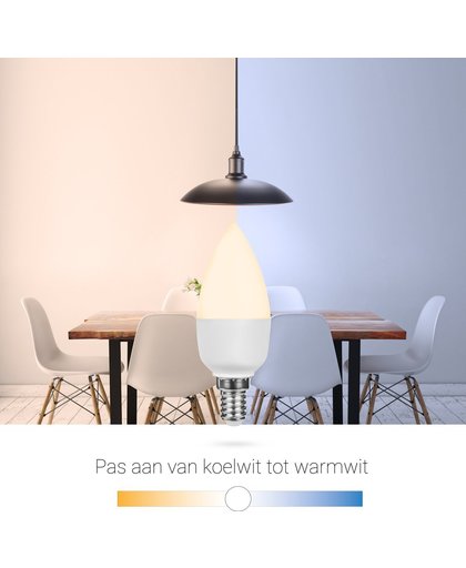 Smartwares HW1602 LED lamp kaars E14 3W wit connected